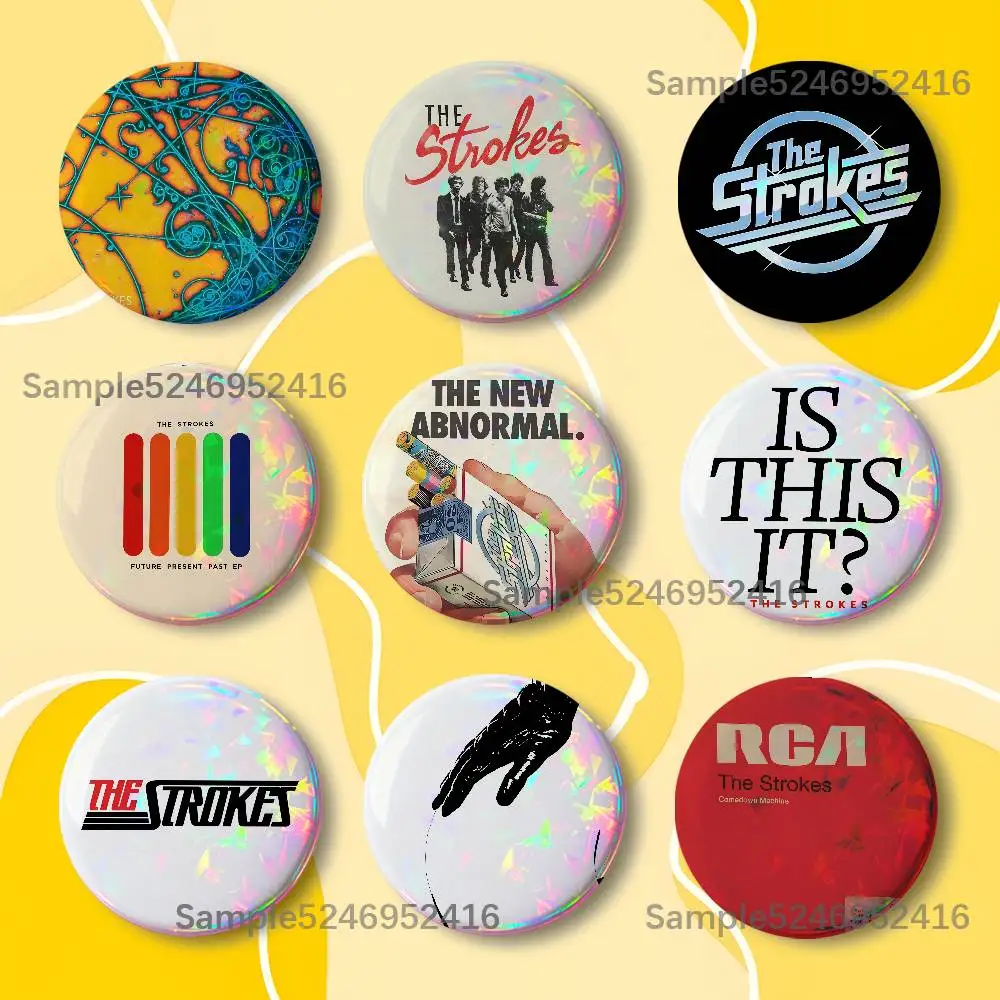 The S-Strokes The New Abnormal Round Button Pins Badge Creative Brooches Backpack Clothes Decoration Fashion Jewelry Gifts
The S-Strokes The New Abnormal Round Button Pins Badge Creative Brooches Backpack Clothes Decoration Fashion Jewelry Gifts