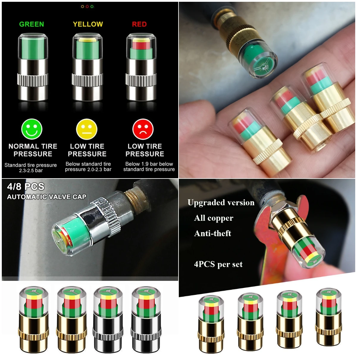 Car tire valve caps For Ford F-Series (F-150) Ranger Focus Explorer Escape Mustang Transit Edge Bronco Maverick
Car tire valve caps For Ford F-Series (F-150) Ranger Focus Explorer Escape Mustang Transit Edge Bronco Maverick