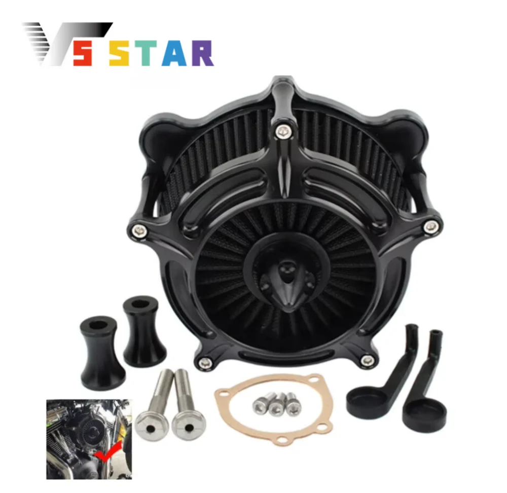 MP09-009-0008BWRIm High Quality Air Filter Intake Cleaner Kit For 1993-2017 Harley Dyna FXR EVO & Twin Cam Black MP-1186
MP09-009-0008BWRIm High Quality Air Filter Intake Cleaner Kit For 1993-2017 Harley Dyna FXR EVO & Twin Cam Black MP-1186