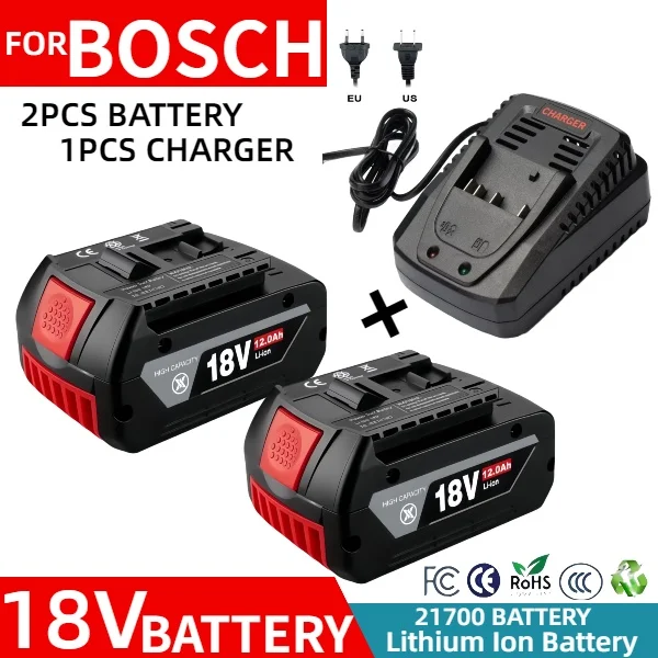 For BOSCH 18V Battery AccessoriesRechargeable Lithium Ion for BAT609 BAT609G BAT618 BAT618G BAT614 4.0Ah 5.0Ah 6.0Ah
For BOSCH 18V Battery AccessoriesRechargeable Lithium Ion for BAT609 BAT609G BAT618 BAT618G BAT614 4.0Ah 5.0Ah 6.0Ah