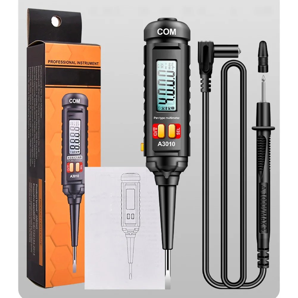 High-precision Voltage Tester Digital Test Pen Lighting Flashlight Non-contact Voltage Detection For Electricians
High-precision Voltage Tester Digital Test Pen Lighting Flashlight Non-contact Voltage Detection For Electricians