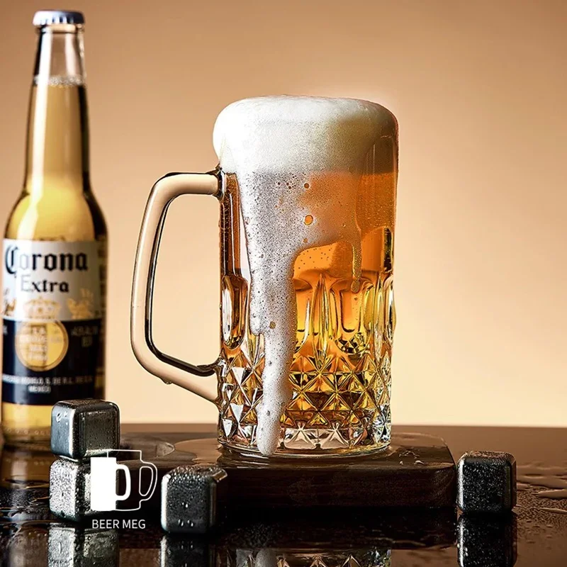 490ml Set Classic Thick Bottomed Beer Glass With Handle Party Specific Beer Glass Transparent Drinkware Hot Tea Cup Gifts
490ml Set Classic Thick Bottomed Beer Glass With Handle Party Specific Beer Glass Transparent Drinkware Hot Tea Cup Gifts