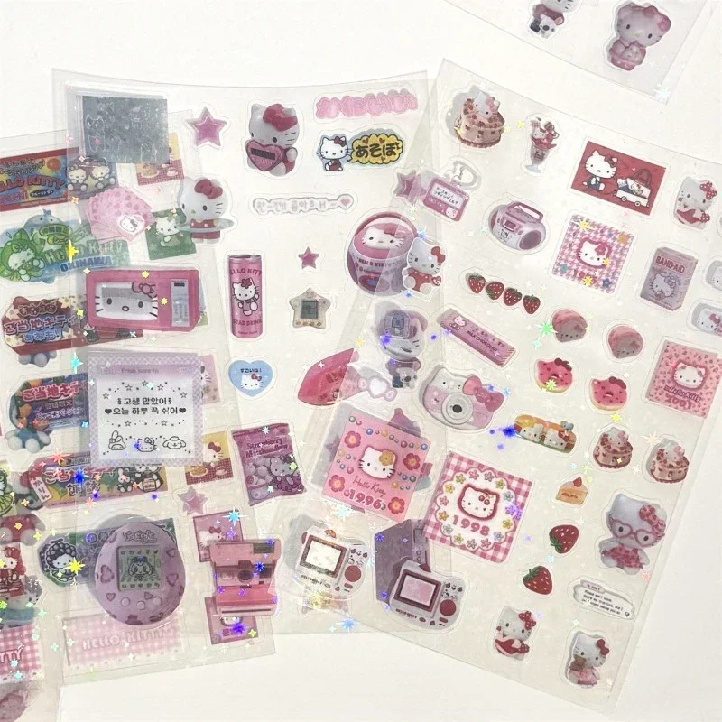 4PCS Cartoon Cute HelloKitty Cut Film Stickers Flashing Laser Stars Decoration Mobile Phone Shell Stickers Wholesale new
4PCS Cartoon Cute HelloKitty Cut Film Stickers Flashing Laser Stars Decoration Mobile Phone Shell Stickers Wholesale new