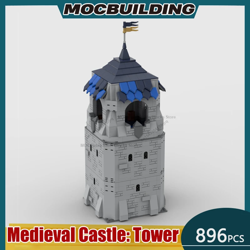 Medieval Castle Tower Modular with Full interior MOC Building Blocks DIY Assemble Bricks Architecture Display Toys Gifts 896PCS
Medieval Castle Tower Modular with Full interior MOC Building Blocks DIY Assemble Bricks Architecture Display Toys Gifts 896PCS