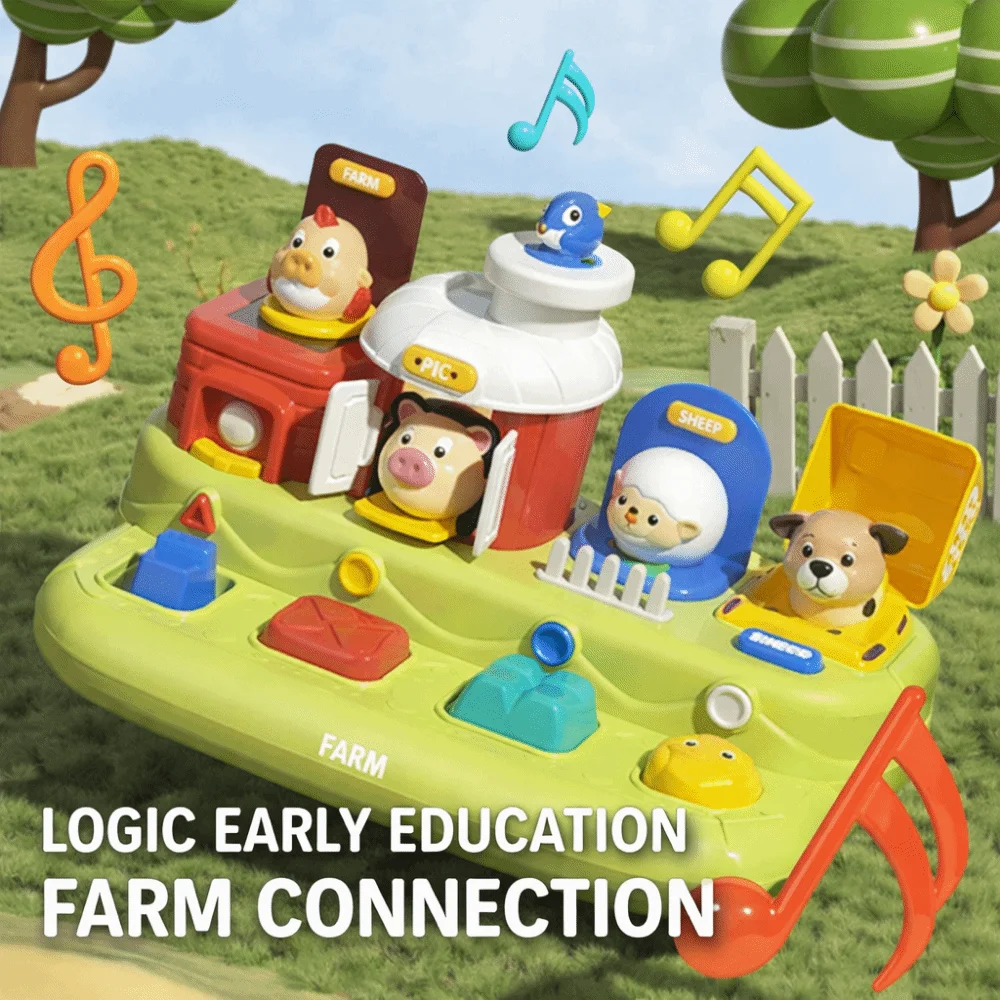 Sound Light Interaction Early Educational Toy Musical Features Plastic Early Learning Toy Color Cognition Eight Switches
Sound Light Interaction Early Educational Toy Musical Features Plastic Early Learning Toy Color Cognition Eight Switches