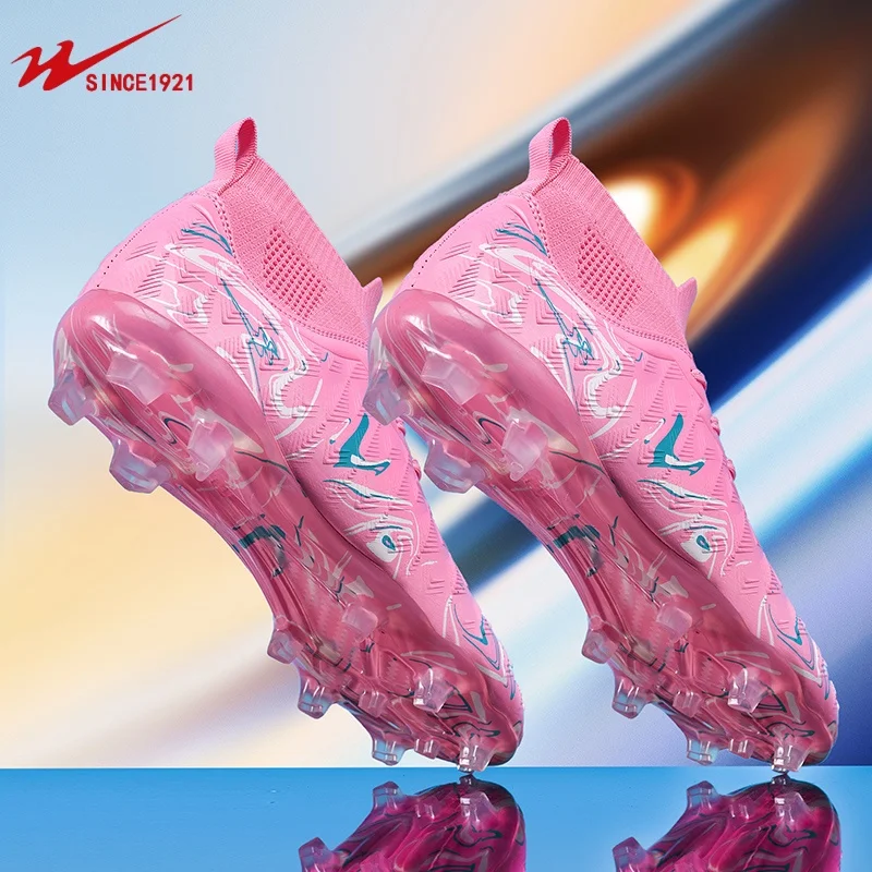Double star football shoes, youth football training and competition shoes, unisex men's and women's FG stud football shoes
Double star football shoes, youth football training and competition shoes, unisex men's and women's FG stud football shoes