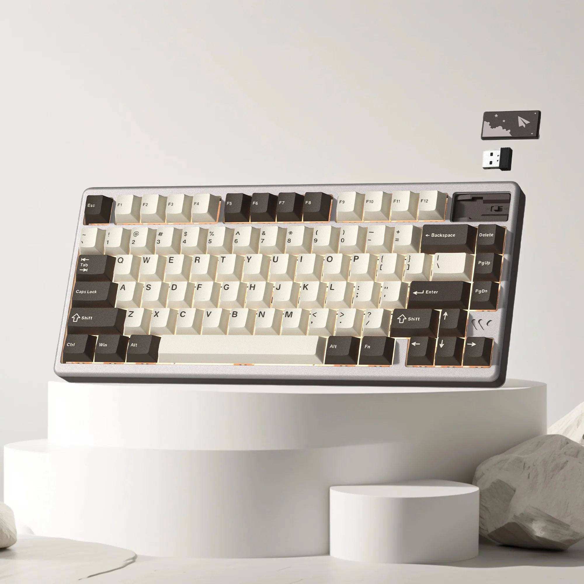 Womier SK71 Pro CNC Aluminum Tri-Mode Wireless VIA Gaming Keyboard Hot-Swap Mechanical Keyboard Gasket Mounted Keyboard for PC
Womier SK71 Pro CNC Aluminum Tri-Mode Wireless VIA Gaming Keyboard Hot-Swap Mechanical Keyboard Gasket Mounted Keyboard for PC