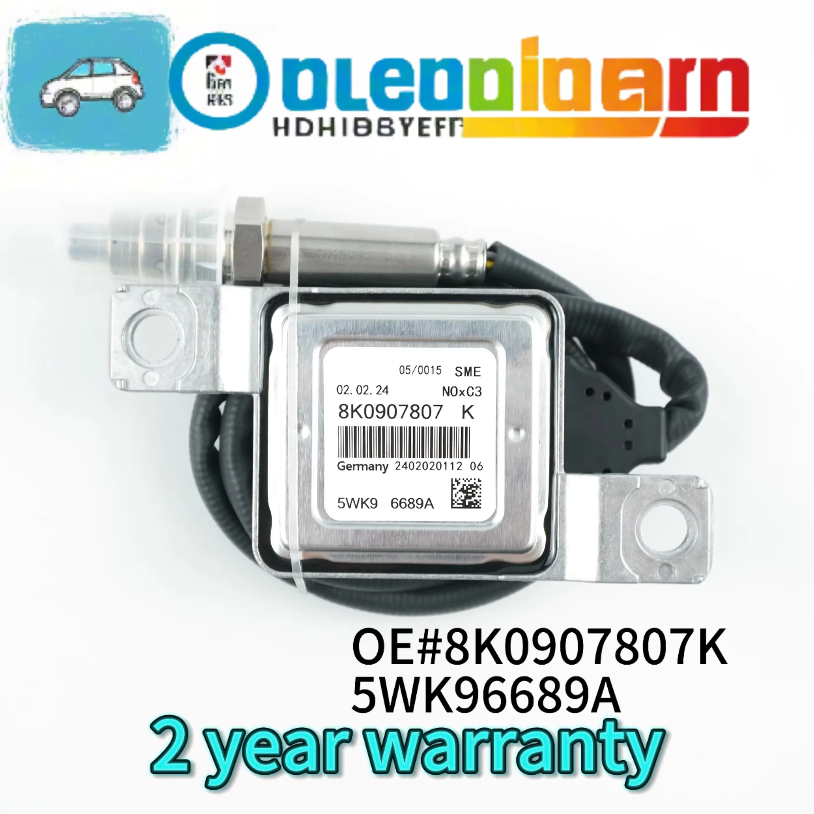 5WK96689A 8K0907807K Nox Sensor Nitrogen Oxide Sensor NOx Sensor 5WK9 6689A Fits for VW for Touareg 11-16 3.0L V6 Diesel
5WK96689A 8K0907807K Nox Sensor Nitrogen Oxide Sensor NOx Sensor 5WK9 6689A Fits for VW for Touareg 11-16 3.0L V6 Diesel