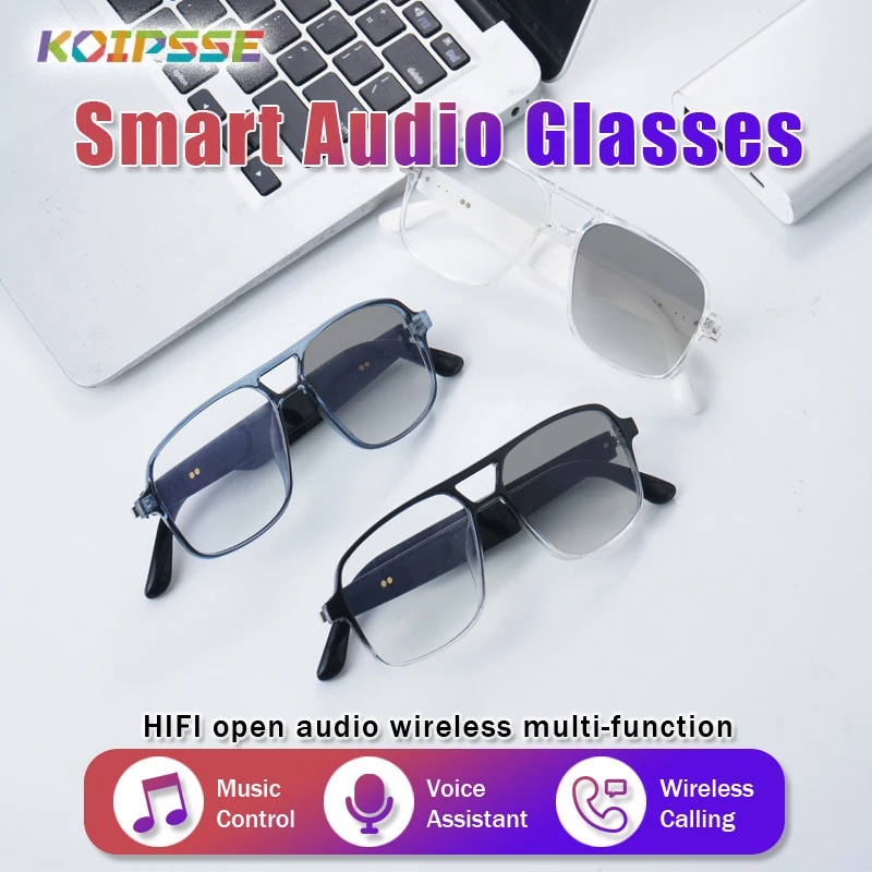 Koipsse Smart glasses double beam frame high value photochromic lens sunglasses suitable for men and women outdoor holiday gifts
Koipsse Smart glasses double beam frame high value photochromic lens sunglasses suitable for men and women outdoor holiday gifts