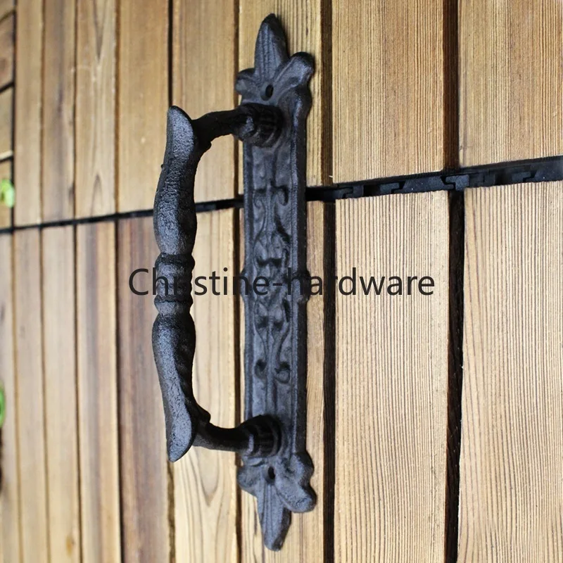European Retro Cast Iron Craft Door Handles For Garden/Courtyard Door Handle Decoration For Home Door
European Retro Cast Iron Craft Door Handles For Garden/Courtyard Door Handle Decoration For Home Door