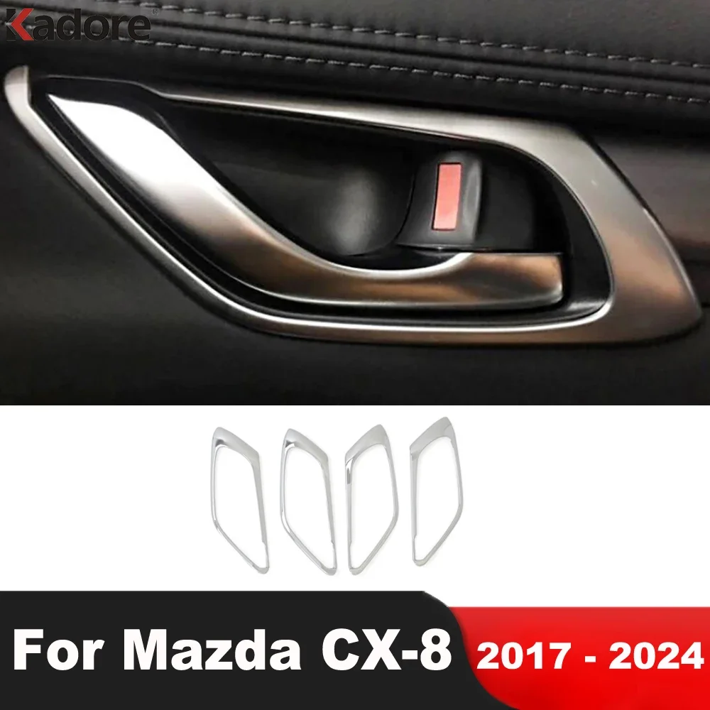 Для Mazda CX8 CX-8 2017-2019 2020 2021 2022 2023 2024 матовая внутренняя дверная ручка автомобиля, крышка чаши, внутренние аксессуары
Для Mazda CX8 CX-8 2017-2019 2020 2021 2022 2023 2024 матовая внутренняя дверная ручка автомобиля, крышка чаши, внутренние аксессуары