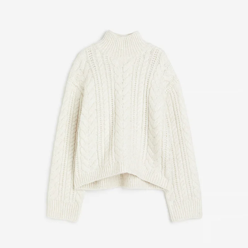 Sunine Home Autumn Winter Thi High Collar Small Flip Collar Twist Oversize Large Size Women's Sweater Casual Loose Fit Lo...
Sunine Home Autumn Winter Thi High Collar Small Flip Collar Twist Oversize Large Size Women's Sweater Casual Loose Fit Lo...