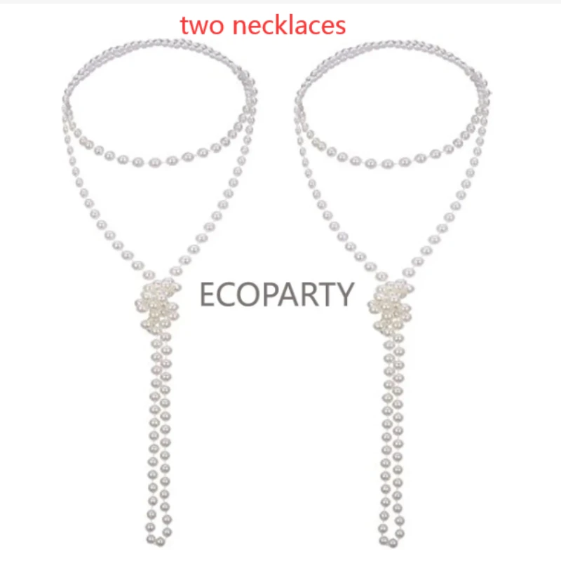 Mudder 2 Pack 1920s Artificial Long Pearl Necklace Flapper Beads Gatsby Party Hepburn Prom Party Retro Women's Necklace 28
Mudder 2 Pack 1920s Artificial Long Pearl Necklace Flapper Beads Gatsby Party Hepburn Prom Party Retro Women's Necklace 28