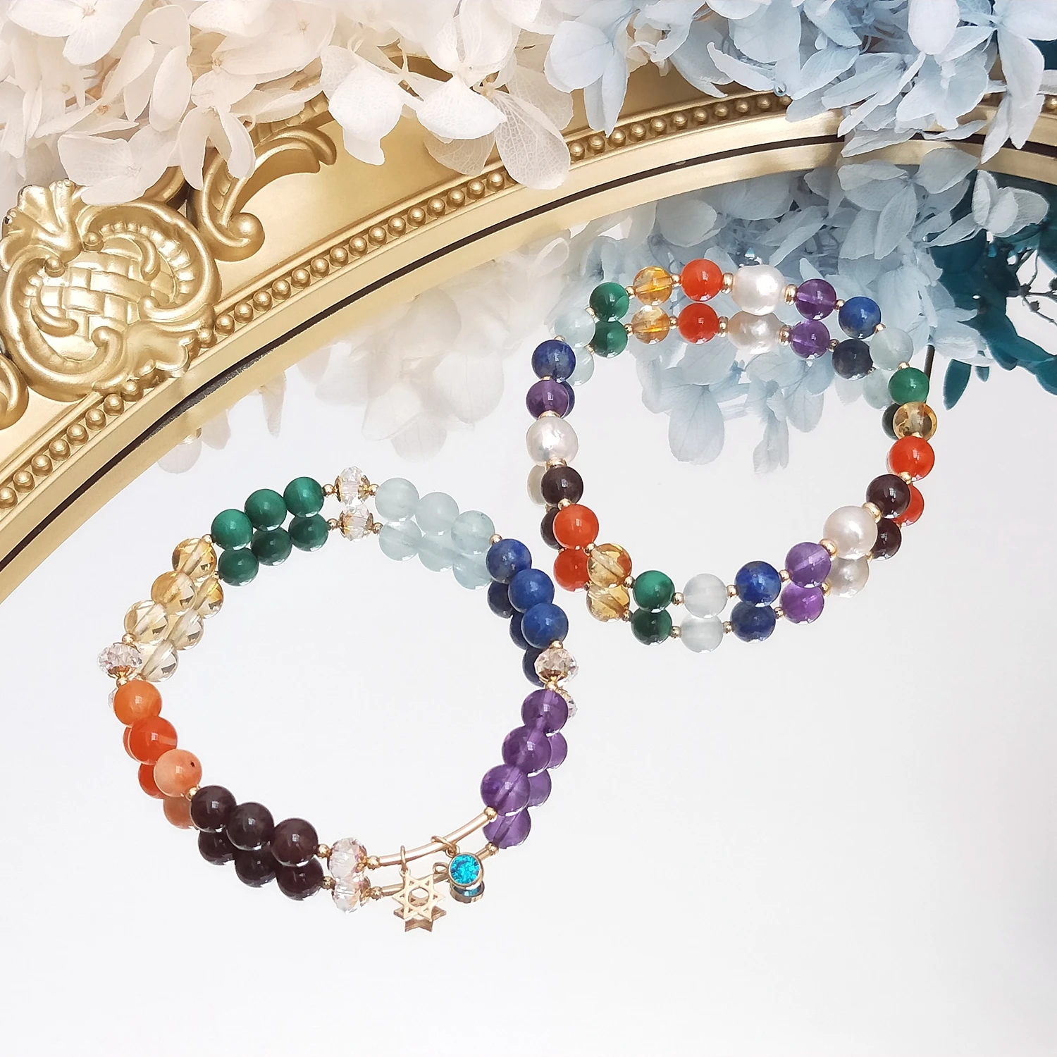 Lii Ji 7 Chakras Natural Stone American 14K Gold Filled 6mm Elastic Bracelet 18cm For Female Jewelry
Lii Ji 7 Chakras Natural Stone American 14K Gold Filled 6mm Elastic Bracelet 18cm For Female Jewelry