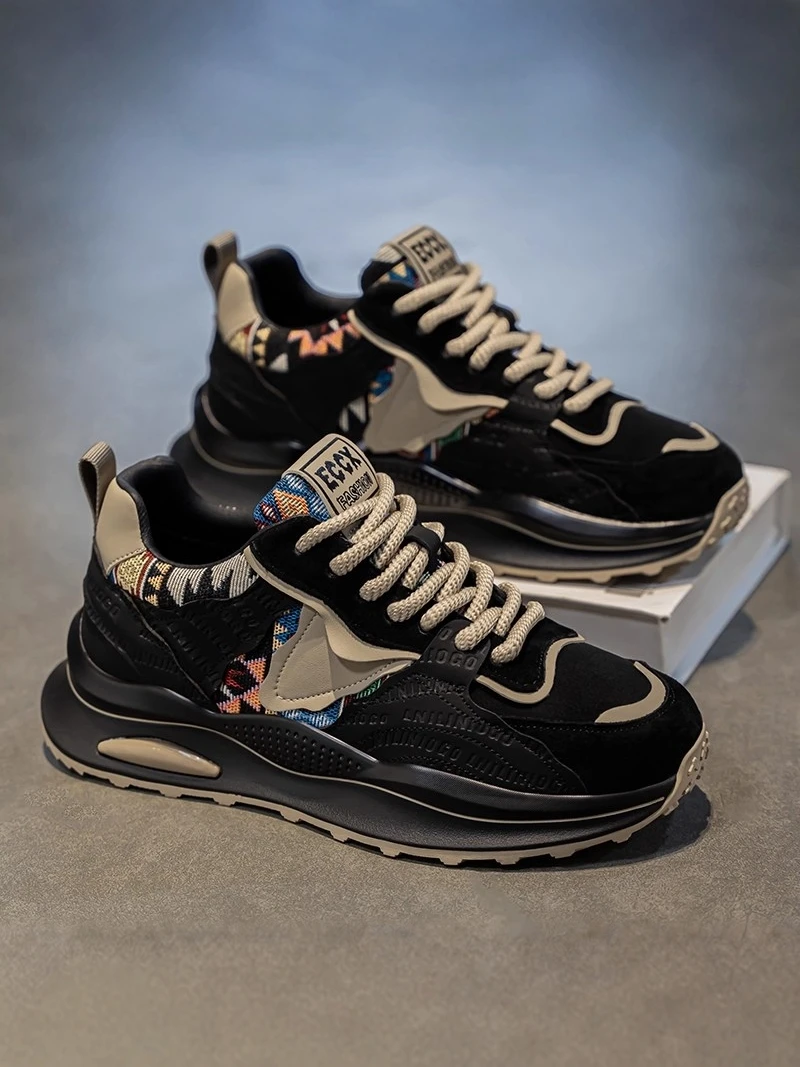 Black Samurai Men's Shoes Summer Breathable Thick Bottom Heightening Sports Casual Traveling Dad Trendy Shoes
Black Samurai Men's Shoes Summer Breathable Thick Bottom Heightening Sports Casual Traveling Dad Trendy Shoes