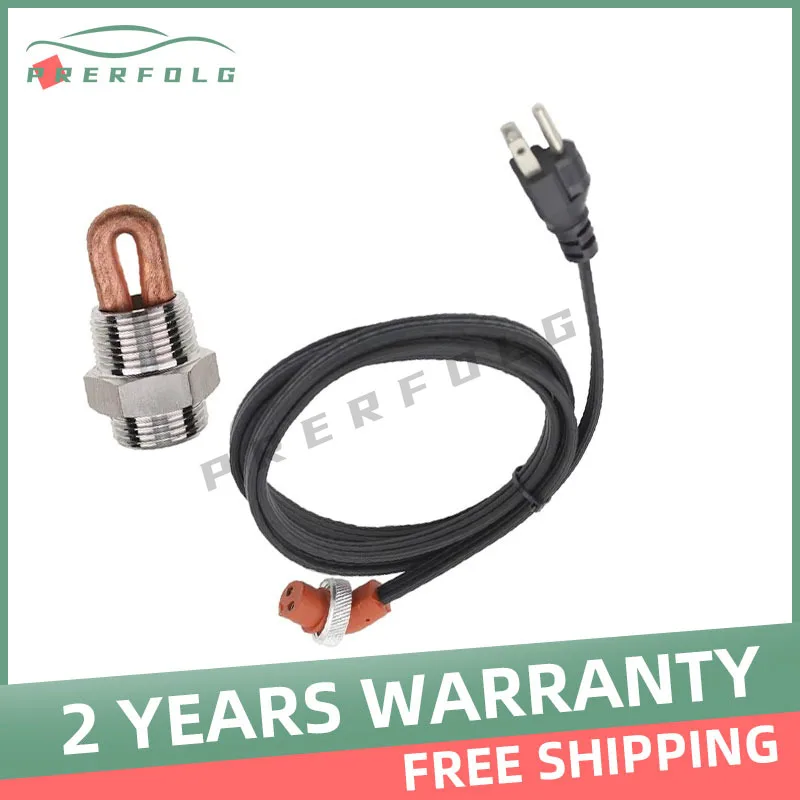 S07090 11409 400W Engine Block Heater Frost Plug 3/4'' NPT GE360 Fit for John Deere 50 60 70 730 A B D G Massey Ferguson 65 165
S07090 11409 400W Engine Block Heater Frost Plug 3/4'' NPT GE360 Fit for John Deere 50 60 70 730 A B D G Massey Ferguson 65 165