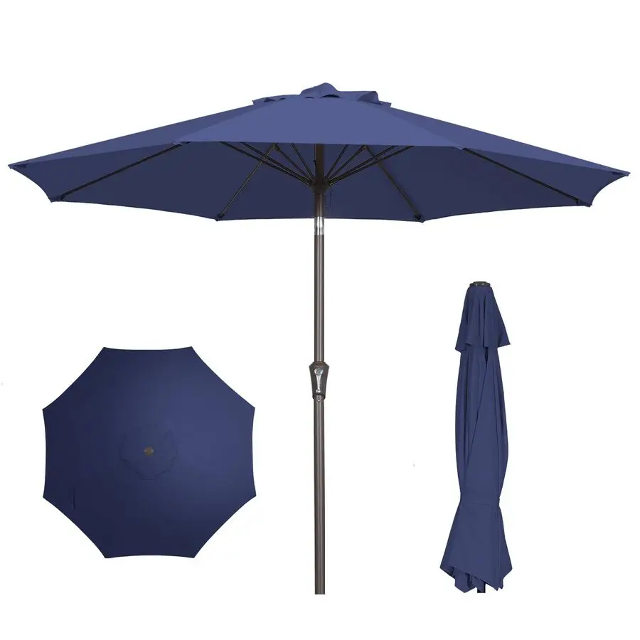 9FT Patio Outdoor UmbrellaUPF 50 Sun Shade with Wind Vent, PushButton Tilt amp Smooth Crank Lift, RustResistant Fiberglass Frame
9FT Patio Outdoor UmbrellaUPF 50 Sun Shade with Wind Vent, PushButton Tilt amp Smooth Crank Lift, RustResistant Fiberglass Frame