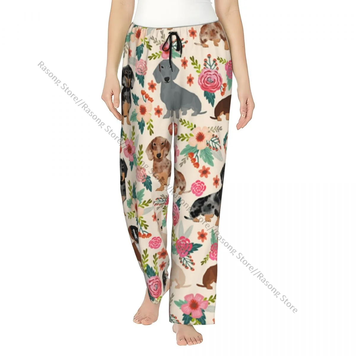 Винтажные женские спальные брюки с цветочным принтом таксы для зимних ночей
Винтажные женские спальные брюки с цветочным принтом таксы для зимних ночей