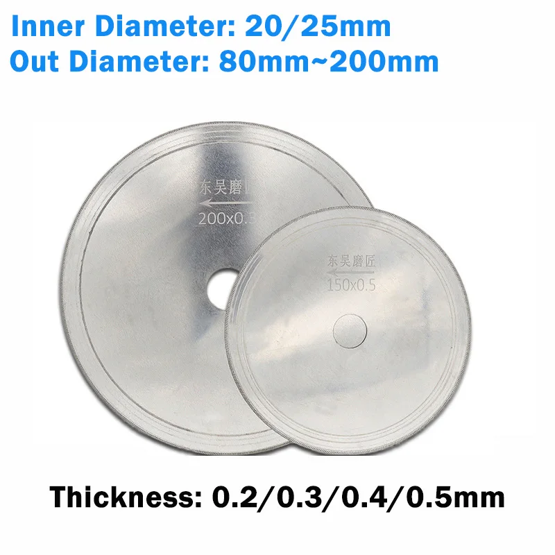 Jade Special Polishing Cutting Blade Diamond Grinding Wheel Oblique Tooth Slice Ultra-thin Circular Saw Blade OD:80/100~200mm
Jade Special Polishing Cutting Blade Diamond Grinding Wheel Oblique Tooth Slice Ultra-thin Circular Saw Blade OD:80/100~200mm