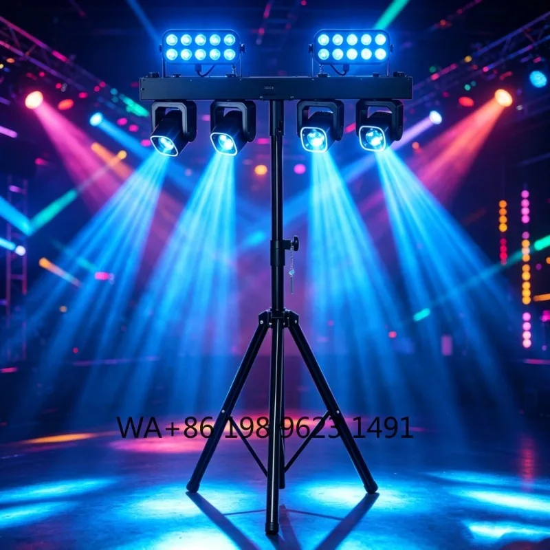 300W Portable DJ Stage Light System 4x40W Moving Head Beam Wash Sound Activated DMX512 Wedding Party Club
300W Portable DJ Stage Light System 4x40W Moving Head Beam Wash Sound Activated DMX512 Wedding Party Club