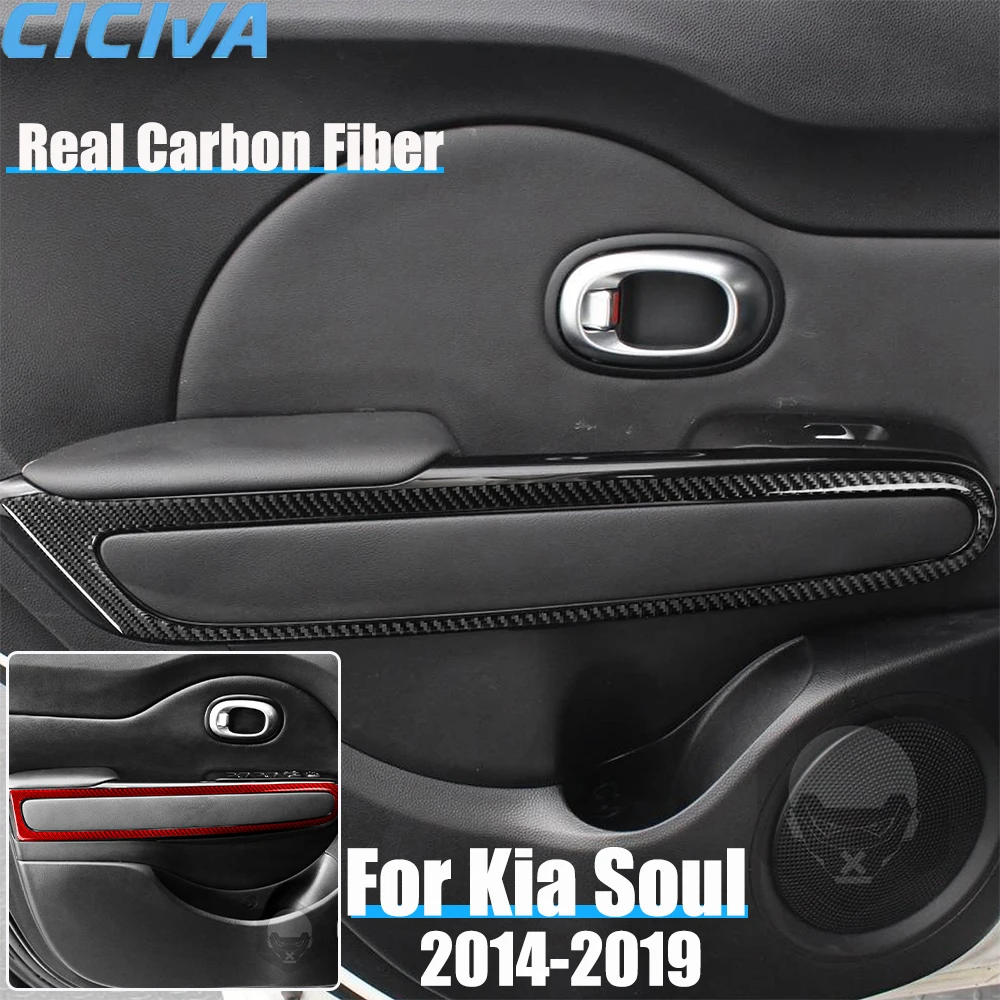 Real Carbon Fiber Car Accessories Door Decorative Set Trim Cover Soft Sticker For Kia Soul 2014 2015 2016 2017 2018 2019
Real Carbon Fiber Car Accessories Door Decorative Set Trim Cover Soft Sticker For Kia Soul 2014 2015 2016 2017 2018 2019