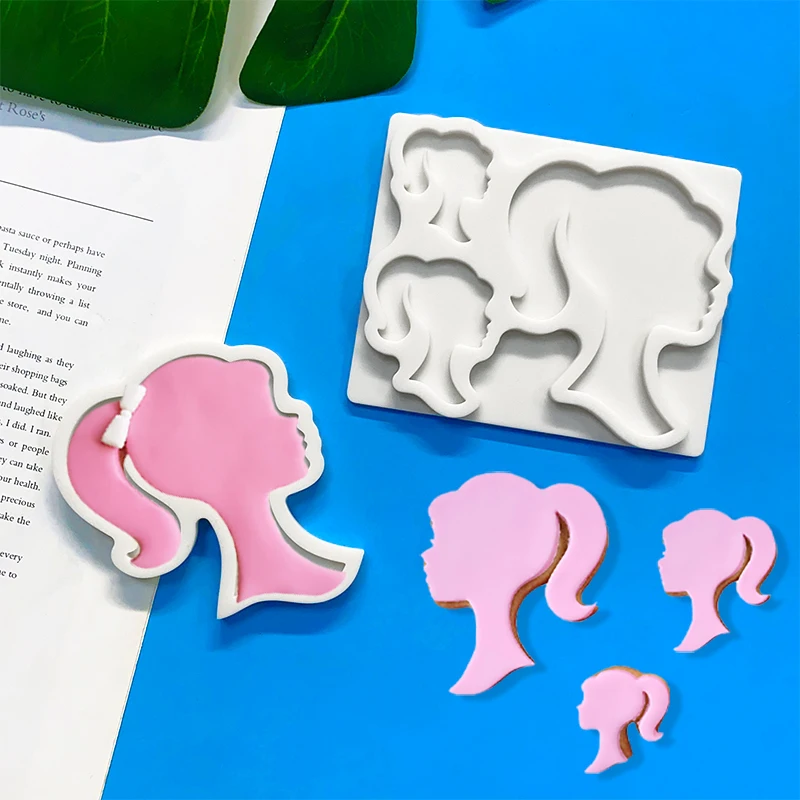 Cartoon Girl Head Candy Cake Decoration Silicone Mold Chocolate Candy Baking Mold DIY Gypsum Clay Mold
Cartoon Girl Head Candy Cake Decoration Silicone Mold Chocolate Candy Baking Mold DIY Gypsum Clay Mold