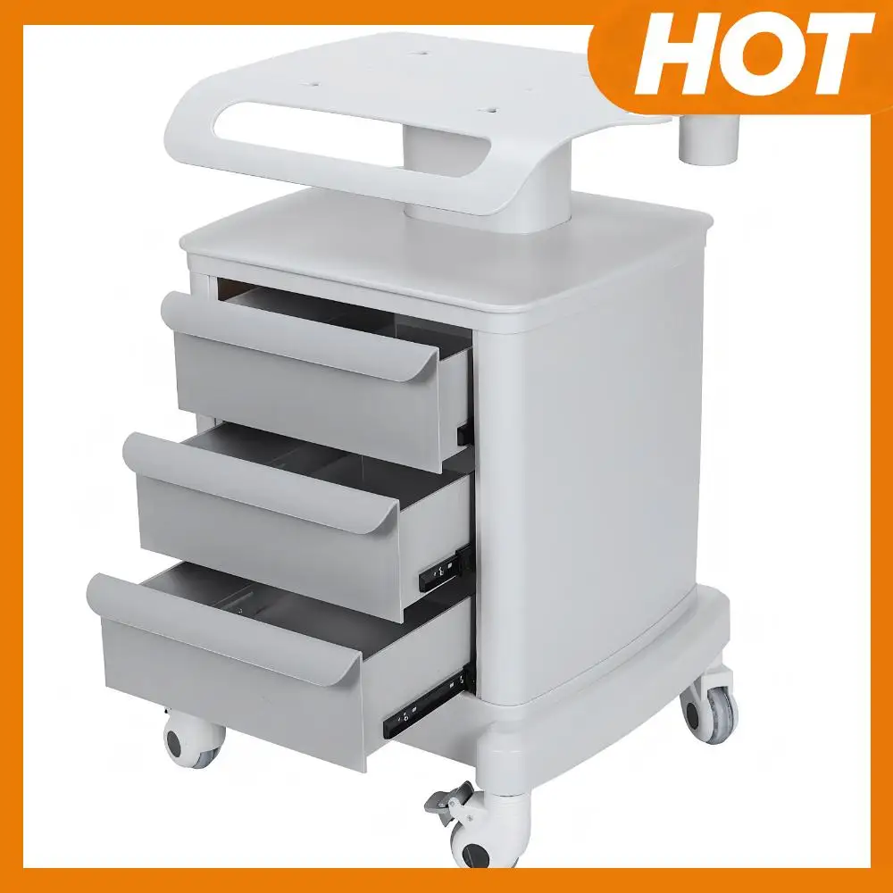 Mobile Ultrasound Cart 110LBS Load Beauty Storage Utility Cart with 3 Drawers 4 Wheels for Hospital Dental Clinics Beauty Salons
Mobile Ultrasound Cart 110LBS Load Beauty Storage Utility Cart with 3 Drawers 4 Wheels for Hospital Dental Clinics Beauty Salons