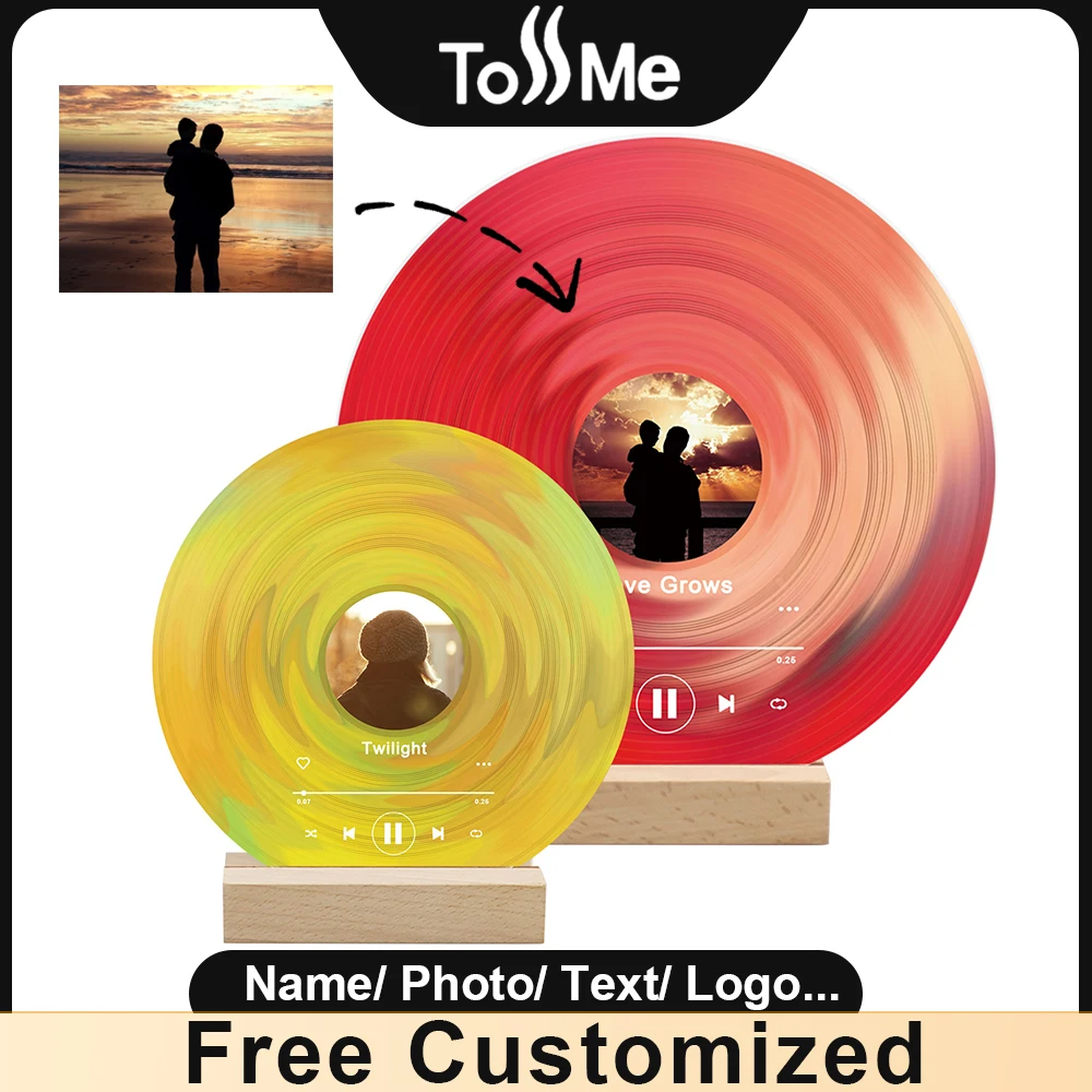 Customize Photo Frame Acrylic Record Personalized Picture Valentines Day Gift Desktop Ornament Wedding Party Decoration
Customize Photo Frame Acrylic Record Personalized Picture Valentines Day Gift Desktop Ornament Wedding Party Decoration