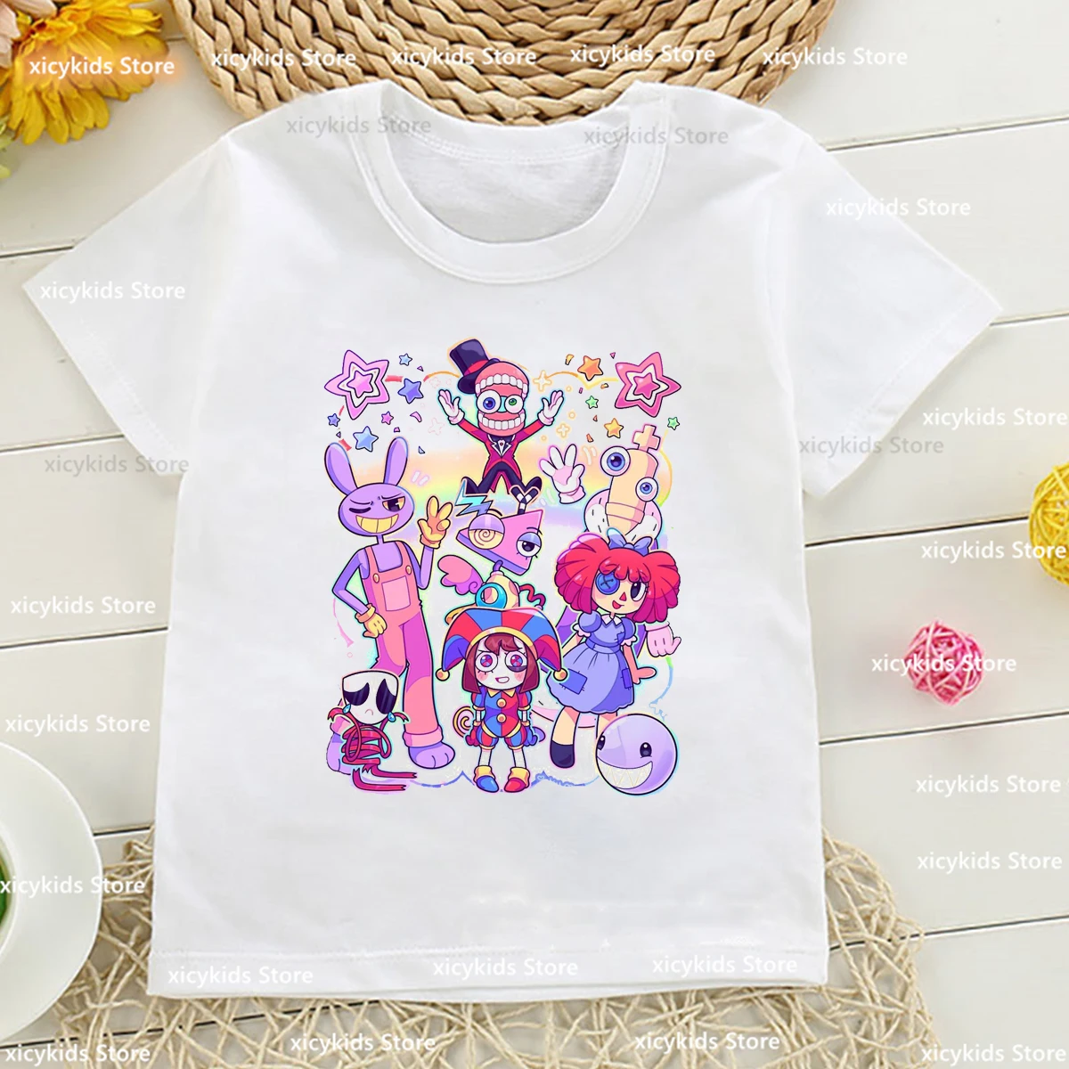 New Boy' t-shirts Video Game The Amazing Digital Circus Cartoon Print Girls' t-shirt Fashion Casual Boys Girls Unisex Clothes
New Boy' t-shirts Video Game The Amazing Digital Circus Cartoon Print Girls' t-shirt Fashion Casual Boys Girls Unisex Clothes