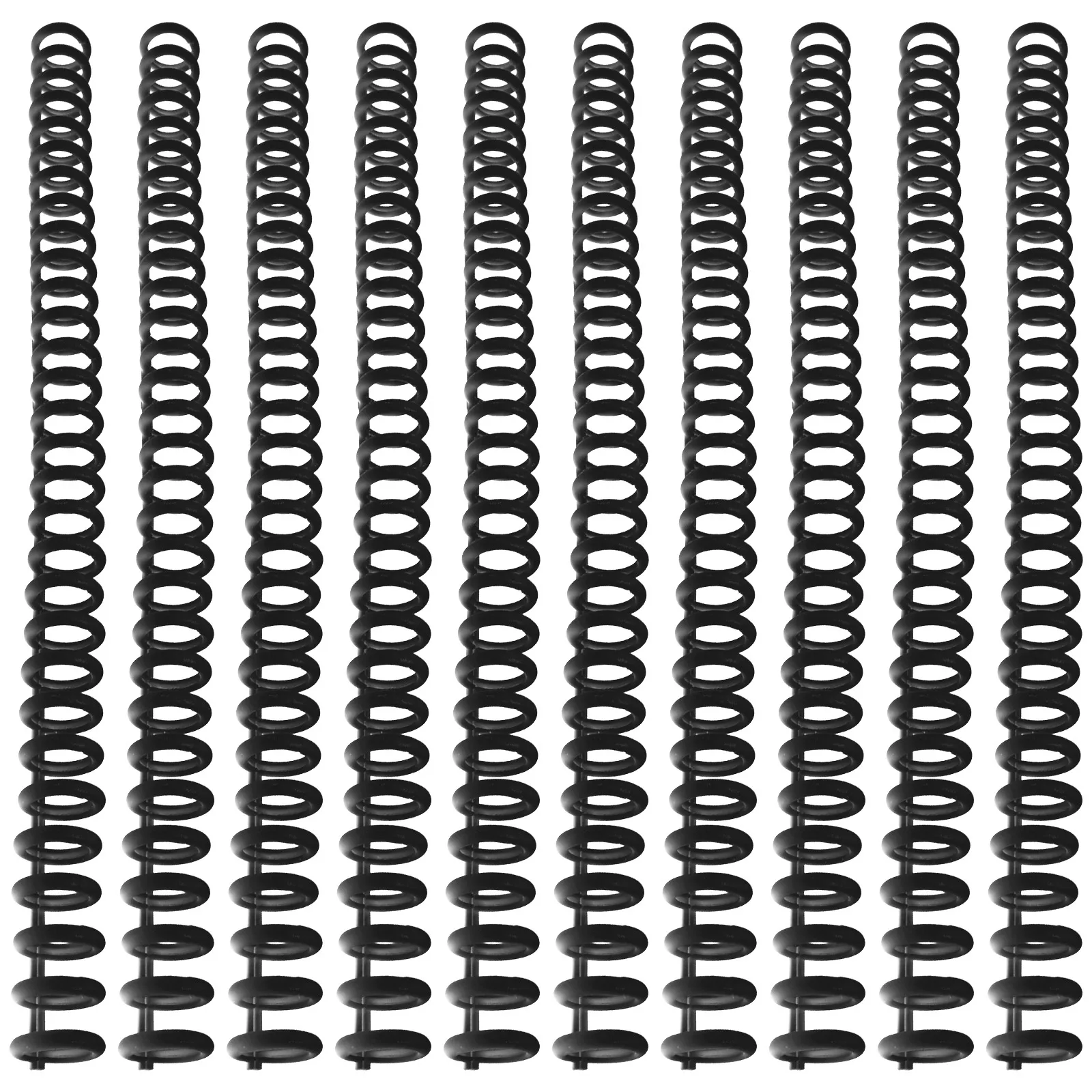 10 Pcs Black Plastic Loose-leaf Binder Rings 30 Holes A4 Size Notebook Spiral Binding Coils Wire Replacement
10 Pcs Black Plastic Loose-leaf Binder Rings 30 Holes A4 Size Notebook Spiral Binding Coils Wire Replacement