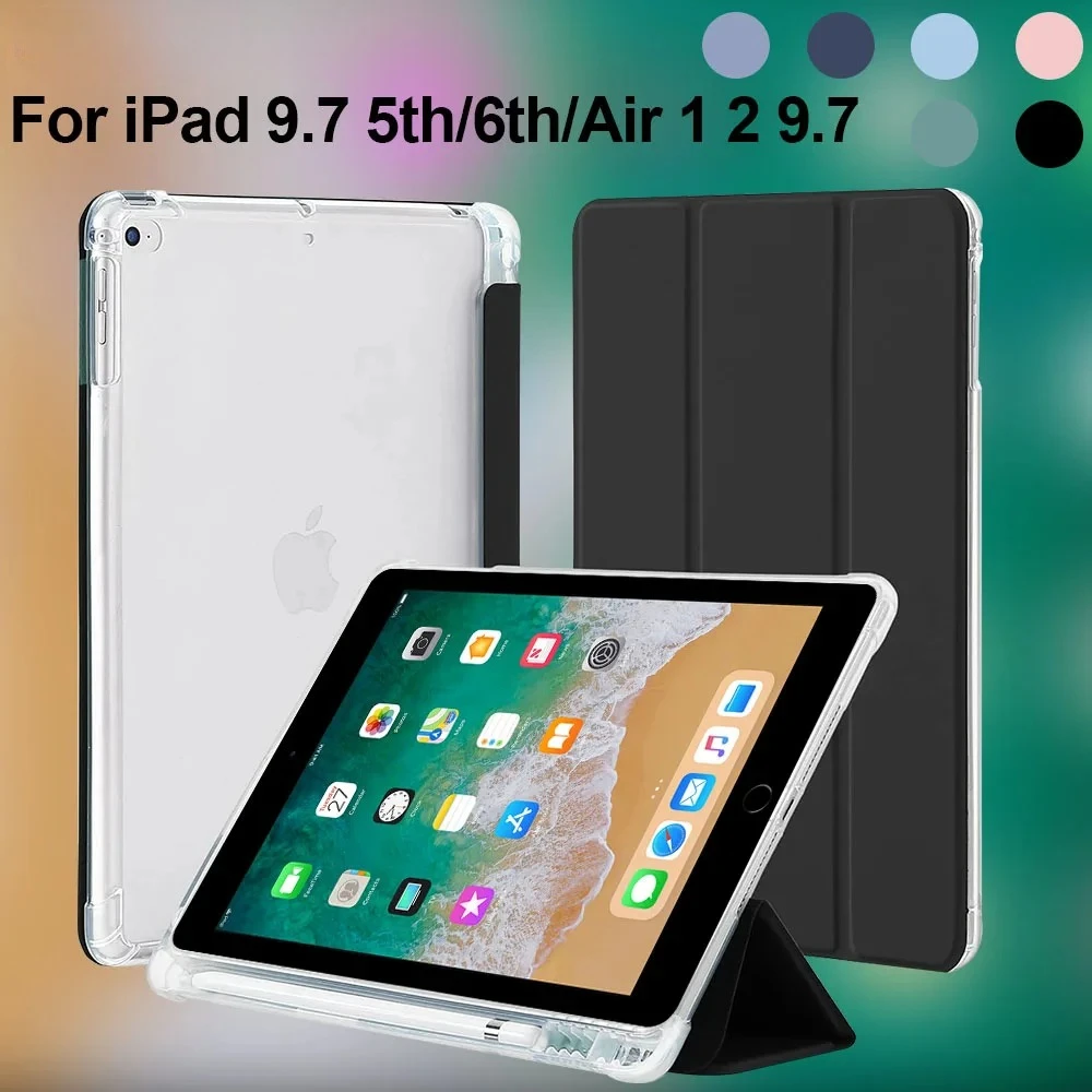 Чехол для iPad 9,7 дюйма 6-го/5 поколения 2018/2017, для iPad Air 1/2, легкий защитный чехол с держателем стилуса, мягкий ТПУ
Чехол для iPad 9,7 дюйма 6-го/5 поколения 2018/2017, для iPad Air 1/2, легкий защитный чехол с держателем стилуса, мягкий ТПУ