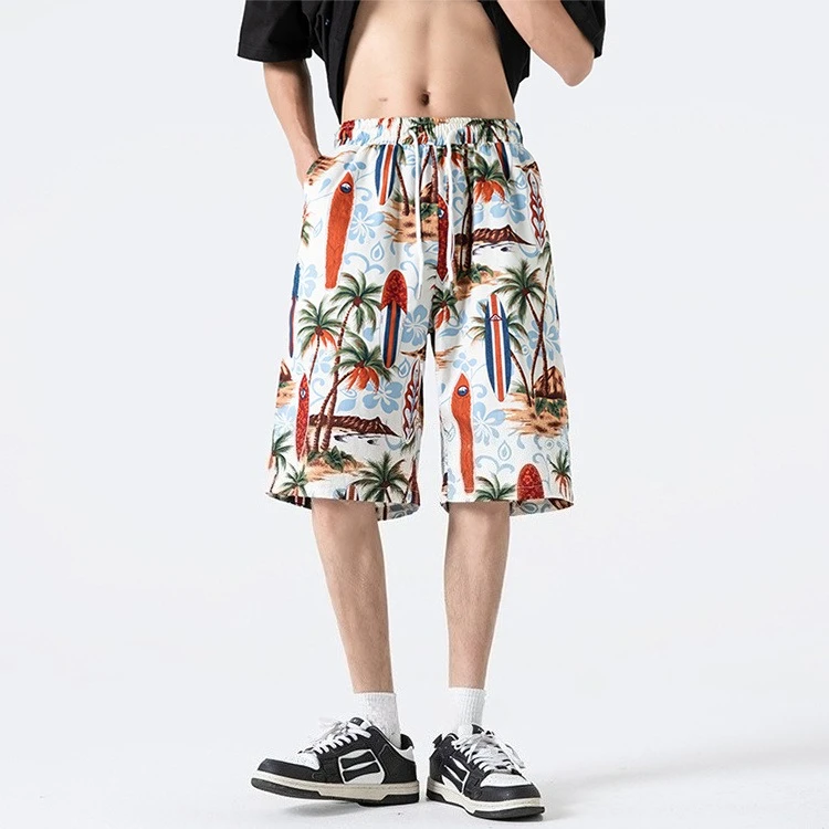 Men's Summer Hawaiian Print Shorts Casual Loose Fit Beach Pants Big Size Wide Leg Sports Short Trousers
Men's Summer Hawaiian Print Shorts Casual Loose Fit Beach Pants Big Size Wide Leg Sports Short Trousers