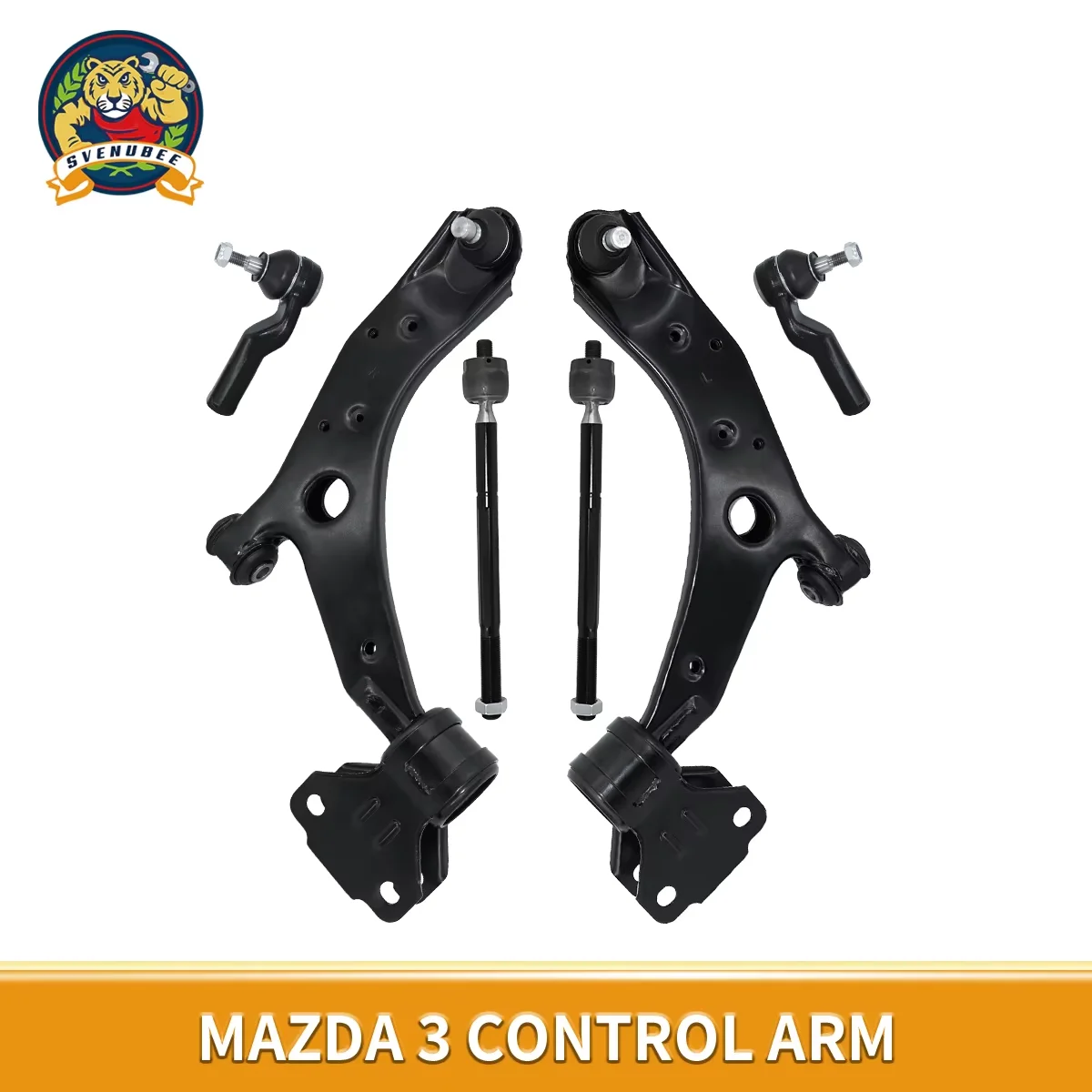 Svenubee 6Pcs Front Lower Control Arms with Ball Joint Suspension Tie Rod Bushing Kits for Mazda 3 2010 2011 2012 2013 K621271
Svenubee 6Pcs Front Lower Control Arms with Ball Joint Suspension Tie Rod Bushing Kits for Mazda 3 2010 2011 2012 2013 K621271