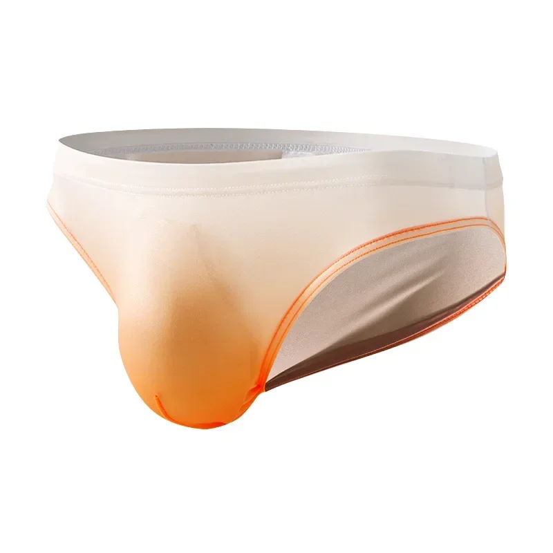 Men's Bulge Briefs Ice Silk Briefs Gays Erotic Low Rise U Convex Pouch Bikini Sexy Gradient Color Loose Underwear Youth Knickers
Men's Bulge Briefs Ice Silk Briefs Gays Erotic Low Rise U Convex Pouch Bikini Sexy Gradient Color Loose Underwear Youth Knickers