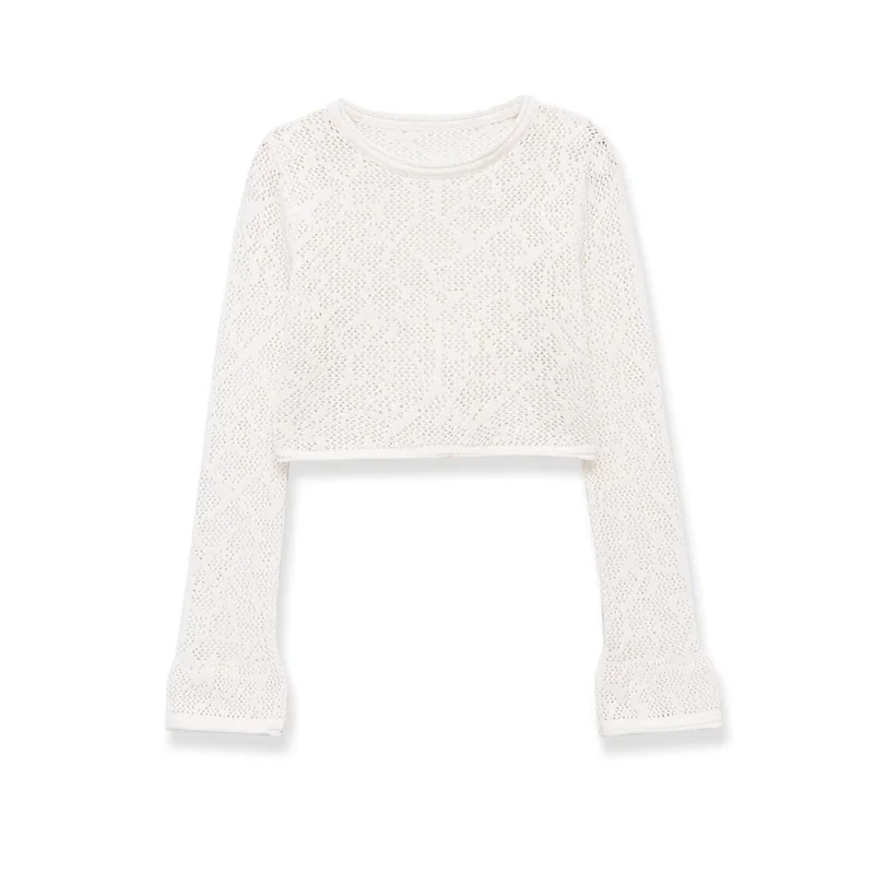 Summer Women's Knitted Pullover Top 2026 New Fashion Long Sleeved Slim Fit Long Sleeved Round Neck Top Short Women's Sweater
Summer Women's Knitted Pullover Top 2026 New Fashion Long Sleeved Slim Fit Long Sleeved Round Neck Top Short Women's Sweater