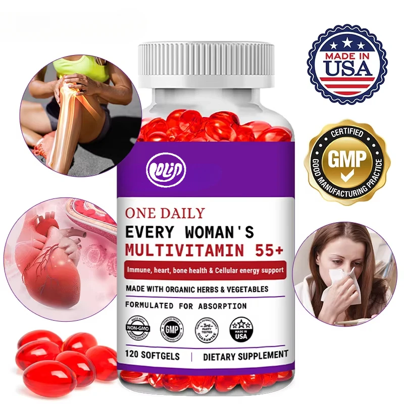 Women's Daily Multivitamin Supplement with Probiotic Fermentation Iron B Vitamins Vitamin D3 for Immunity Heart Bone Cell Energy
Women's Daily Multivitamin Supplement with Probiotic Fermentation Iron B Vitamins Vitamin D3 for Immunity Heart Bone Cell Energy
