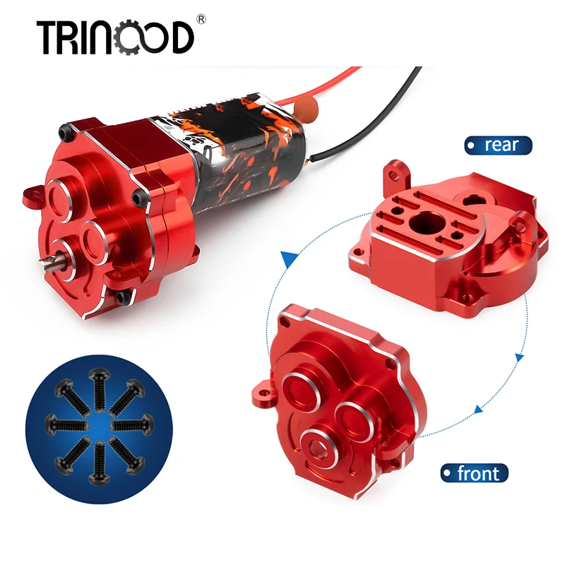 TRINOOD Metal Transmission Gear Cover / Gearbox Case for 1/18 TRX4-M Bronco Defender RC Car Upgrade Parts
TRINOOD Metal Transmission Gear Cover / Gearbox Case for 1/18 TRX4-M Bronco Defender RC Car Upgrade Parts