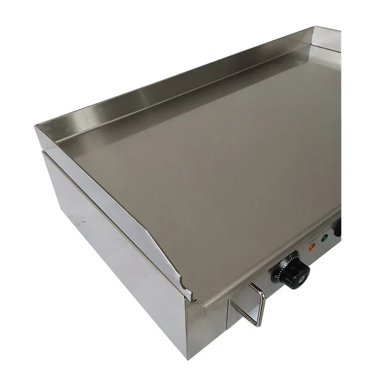 Commercial 12 mm Chrome-Plated Gas Flat Griddle Restaurant Balcony Electric Counter Top Stainless Steel Electric Flat Griddle
Commercial 12 mm Chrome-Plated Gas Flat Griddle Restaurant Balcony Electric Counter Top Stainless Steel Electric Flat Griddle