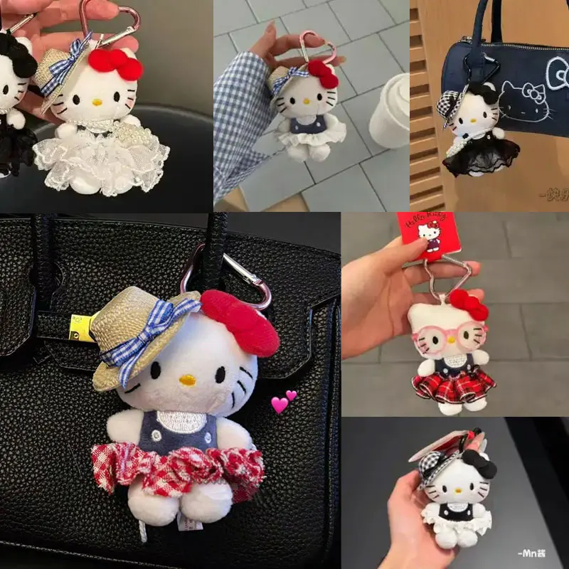 Sanrio Hello Kitty Peripheral Doll Keychain Cute Fashion Sunglasses Kt Cat Keyring Backpack Plush Doll key chain Birthday Gifts
Sanrio Hello Kitty Peripheral Doll Keychain Cute Fashion Sunglasses Kt Cat Keyring Backpack Plush Doll key chain Birthday Gifts