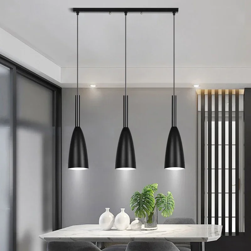 Black Ceiling Pendant Lamp Nordic Adjustable Hanging Wire For Living Room Kitchen Cafe 1/3 Heads Hanging Lamp E27
Black Ceiling Pendant Lamp Nordic Adjustable Hanging Wire For Living Room Kitchen Cafe 1/3 Heads Hanging Lamp E27