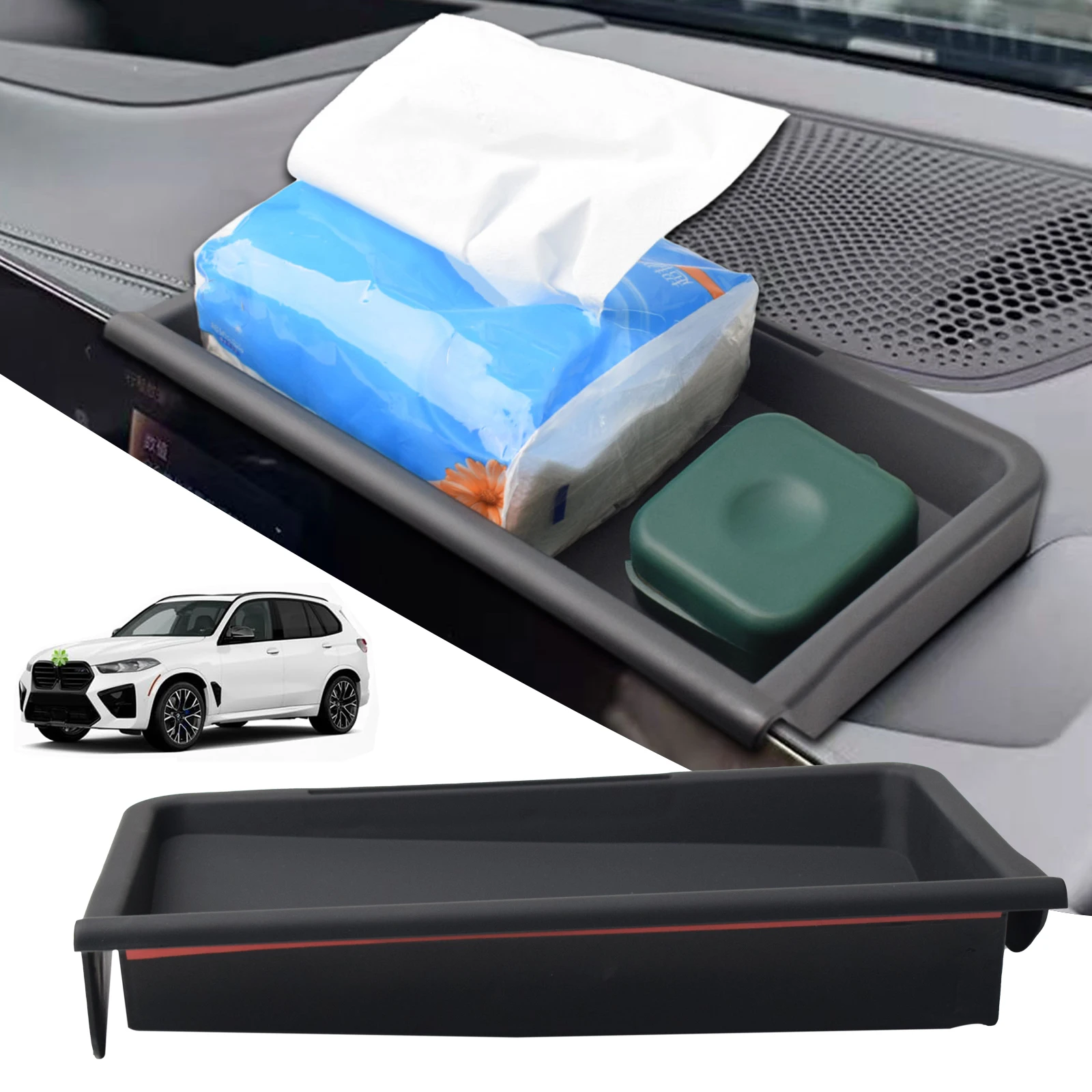 Center Console Dashboard Tray Organizer for 2023 2024 2025 BMW X5 G05/X6 G06/X7 G07 Center Dash Board Storage Armrest Car Box
Center Console Dashboard Tray Organizer for 2023 2024 2025 BMW X5 G05/X6 G06/X7 G07 Center Dash Board Storage Armrest Car Box