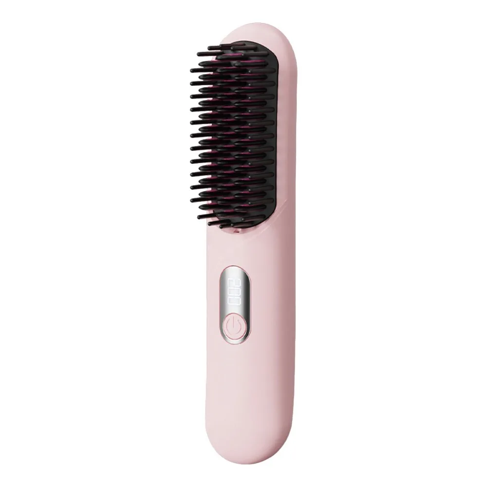 Portable Wireless Hair Straightener Type-C Rechargeable Straight Hair Comb 4 Temp Settings LCD Display Straightening Comb
Portable Wireless Hair Straightener Type-C Rechargeable Straight Hair Comb 4 Temp Settings LCD Display Straightening Comb