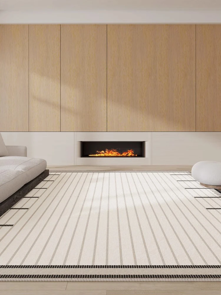 Minimalist Plaid Decorative Rug Cream Geometric Lines Carpet Comfortable Soft Bedroom Rugs Luxury Large Size Living Room Carpets
Minimalist Plaid Decorative Rug Cream Geometric Lines Carpet Comfortable Soft Bedroom Rugs Luxury Large Size Living Room Carpets