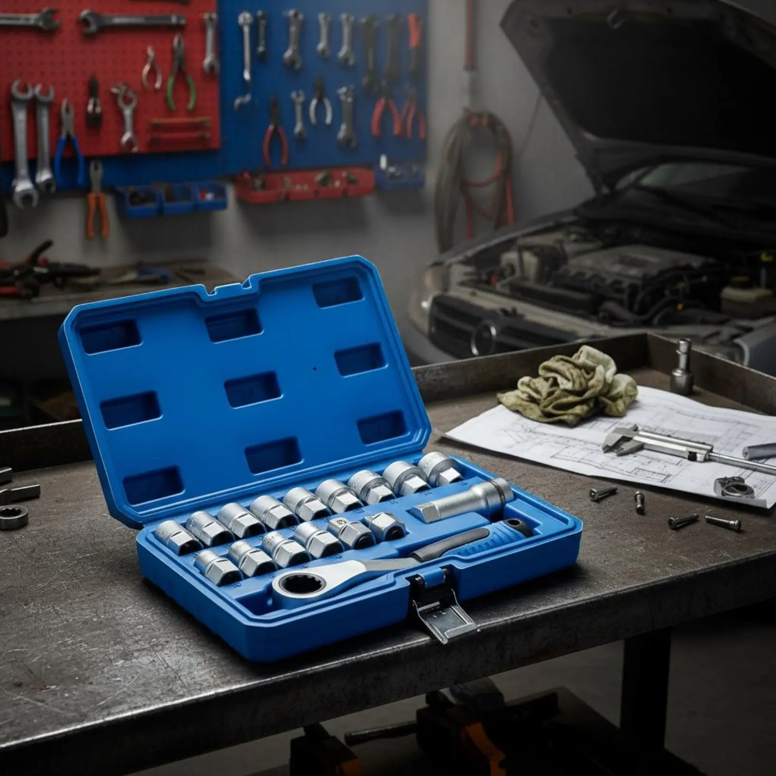 17 Pieces Pass-Through Socket Set 12-Point Sockets Pass Through Socket Set Shiny Vanadium Steel Works on Damaged Fasteners
17 Pieces Pass-Through Socket Set 12-Point Sockets Pass Through Socket Set Shiny Vanadium Steel Works on Damaged Fasteners