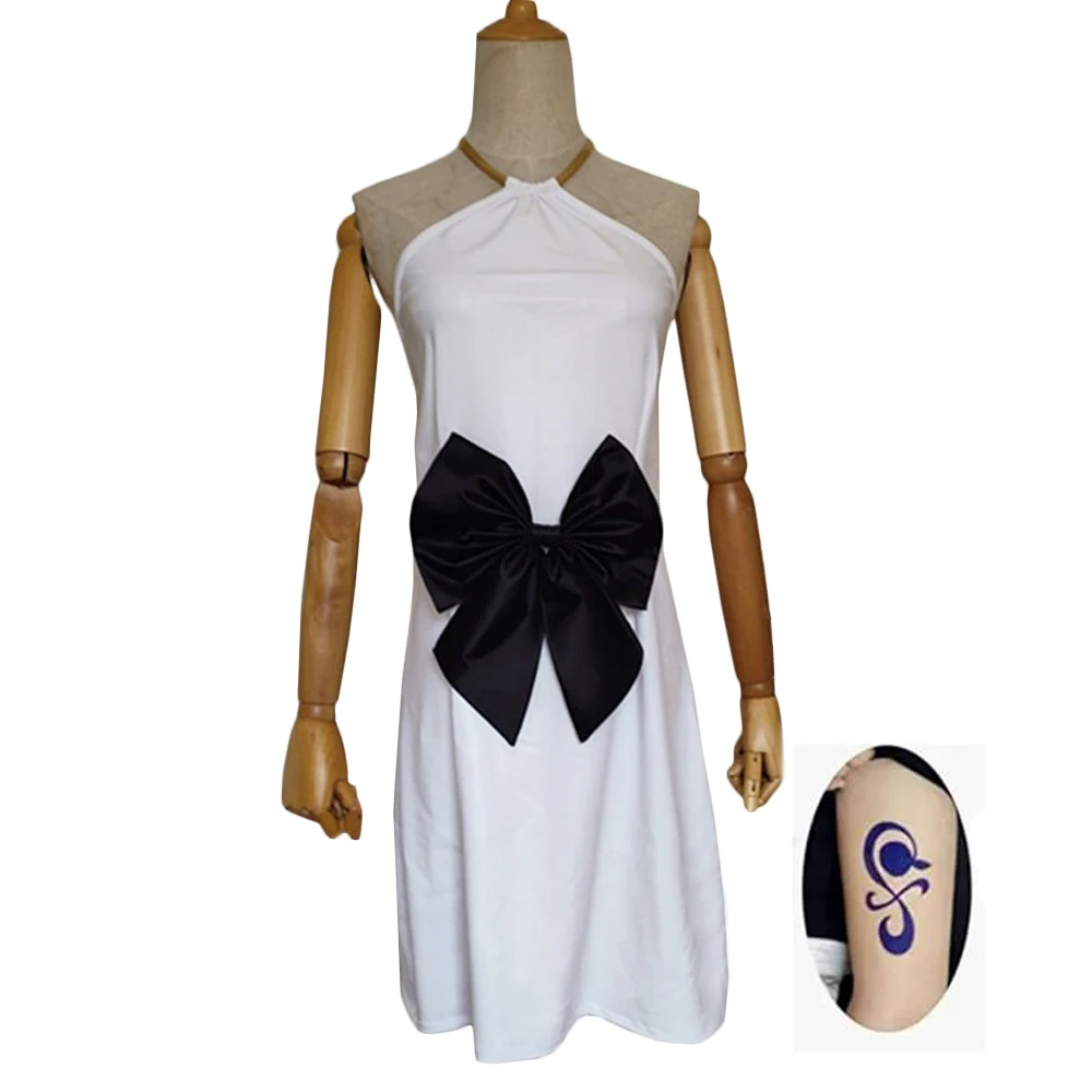 Women's Cosplay Dress +Tattoo,Anime Nami White Halloween Cos Party Costume Customized
Women's Cosplay Dress +Tattoo,Anime Nami White Halloween Cos Party Costume Customized