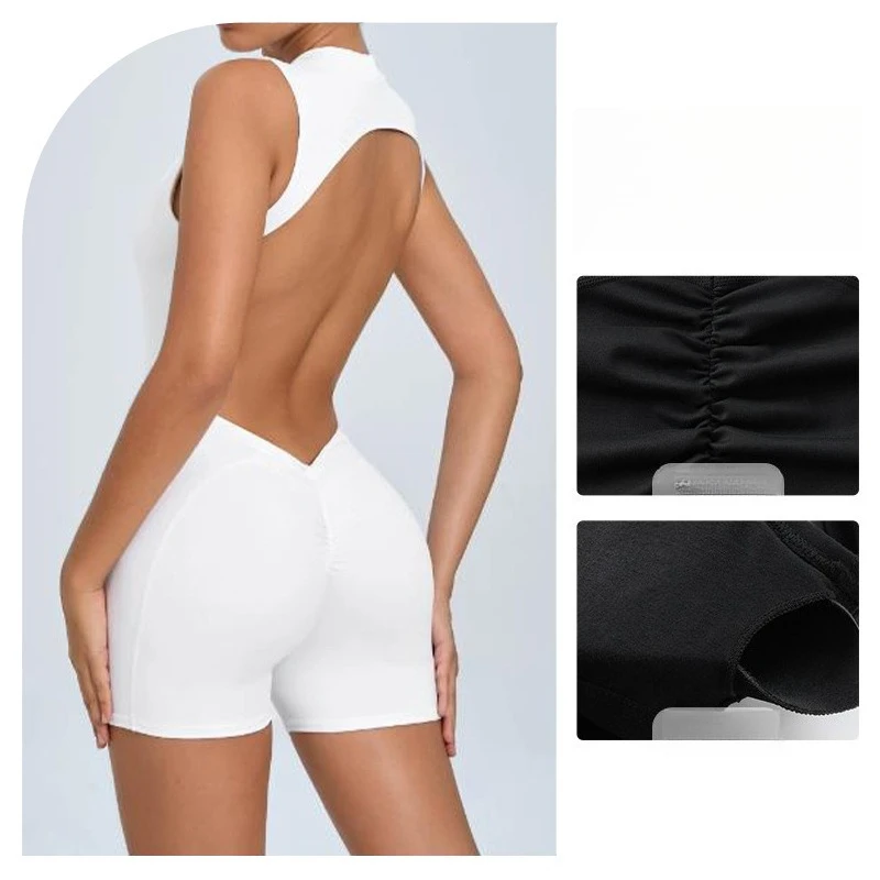 Hollow Backless Gym Bodycon Short Jumpsuit Playsuit Women One Piece Sport Outfit Yoga Romper Sexy Fitness Overalls Raises Butt
Hollow Backless Gym Bodycon Short Jumpsuit Playsuit Women One Piece Sport Outfit Yoga Romper Sexy Fitness Overalls Raises Butt