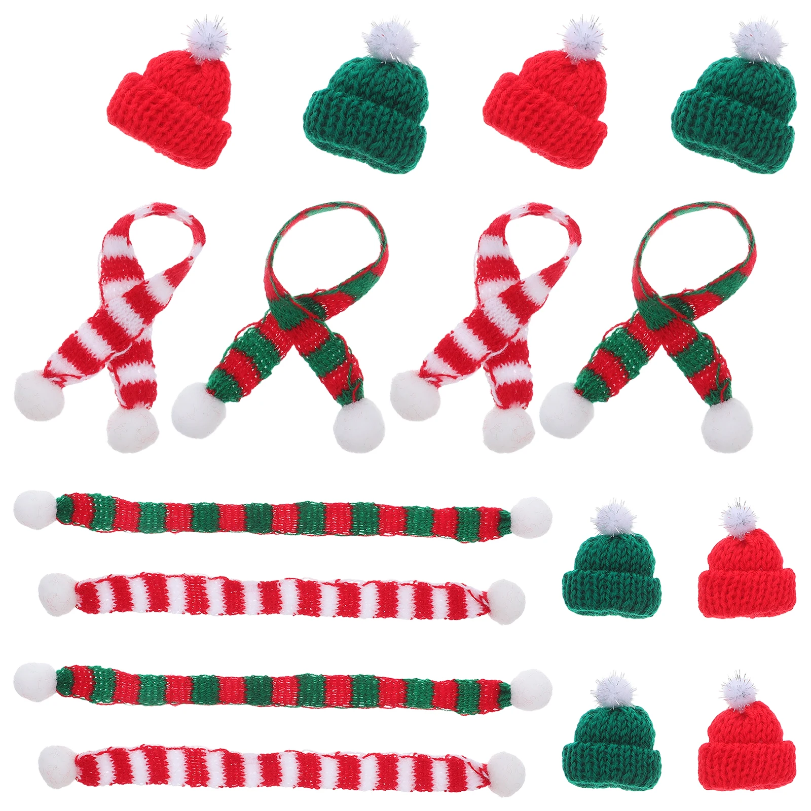 48 Pcs Christmas Tree Decorations Cat Collar Finger Hat Wine Bottle Cover Ornaments Crafts Small
48 Pcs Christmas Tree Decorations Cat Collar Finger Hat Wine Bottle Cover Ornaments Crafts Small