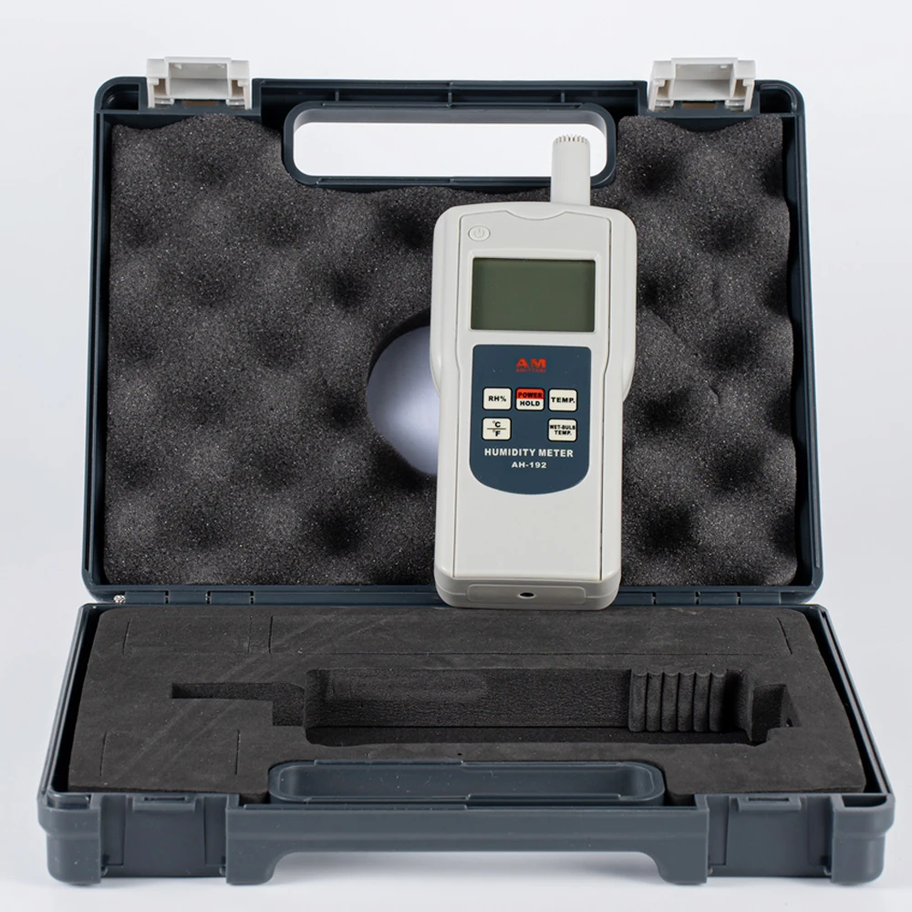 Portable Temperature Humidity Meter Tester AH-192 High Resolution Quartz Crystal Digital Thermometer Hygrometer
Portable Temperature Humidity Meter Tester AH-192 High Resolution Quartz Crystal Digital Thermometer Hygrometer