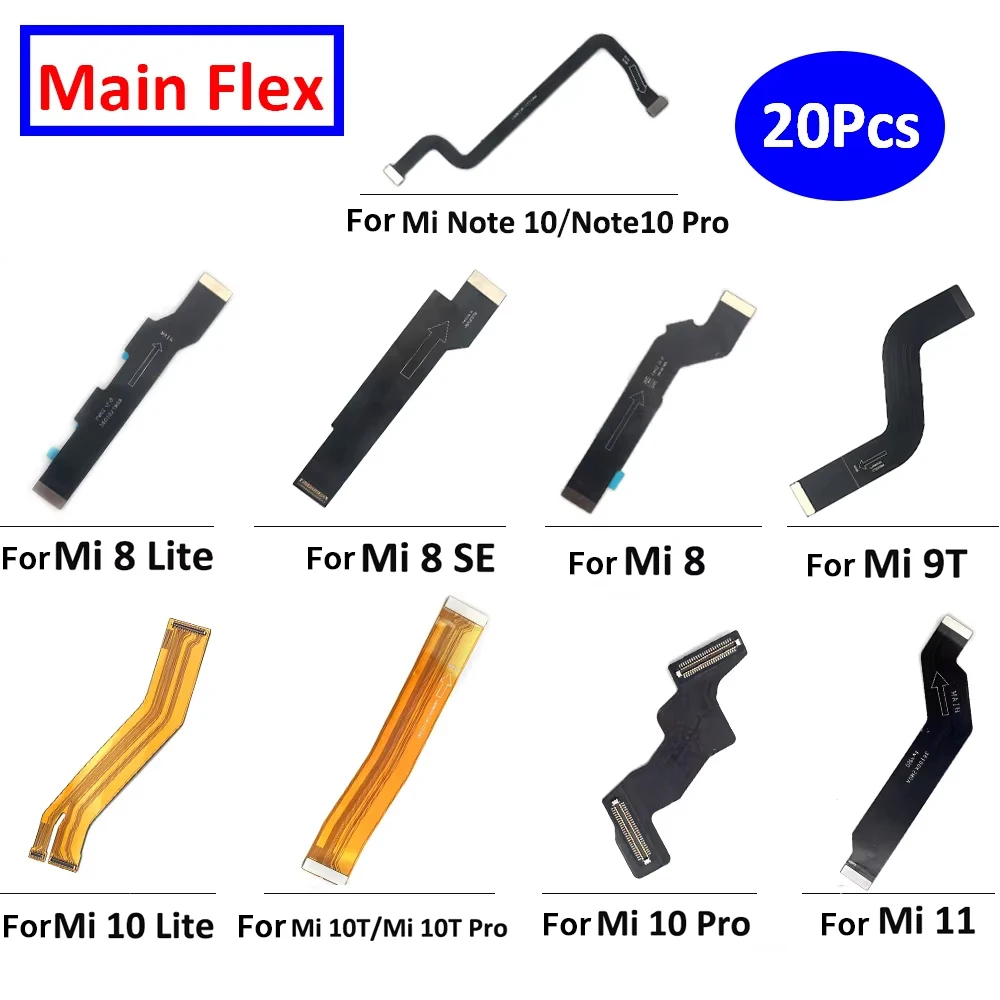 20Pcs/Lot,NEW Tested Main FPC LCD Display Connect Mainboard Flex Cable For Xiaomi Mi 11 10 10T 6 8 9 Se 10T Lite 9T Note 10 Pro
20Pcs/Lot,NEW Tested Main FPC LCD Display Connect Mainboard Flex Cable For Xiaomi Mi 11 10 10T 6 8 9 Se 10T Lite 9T Note 10 Pro