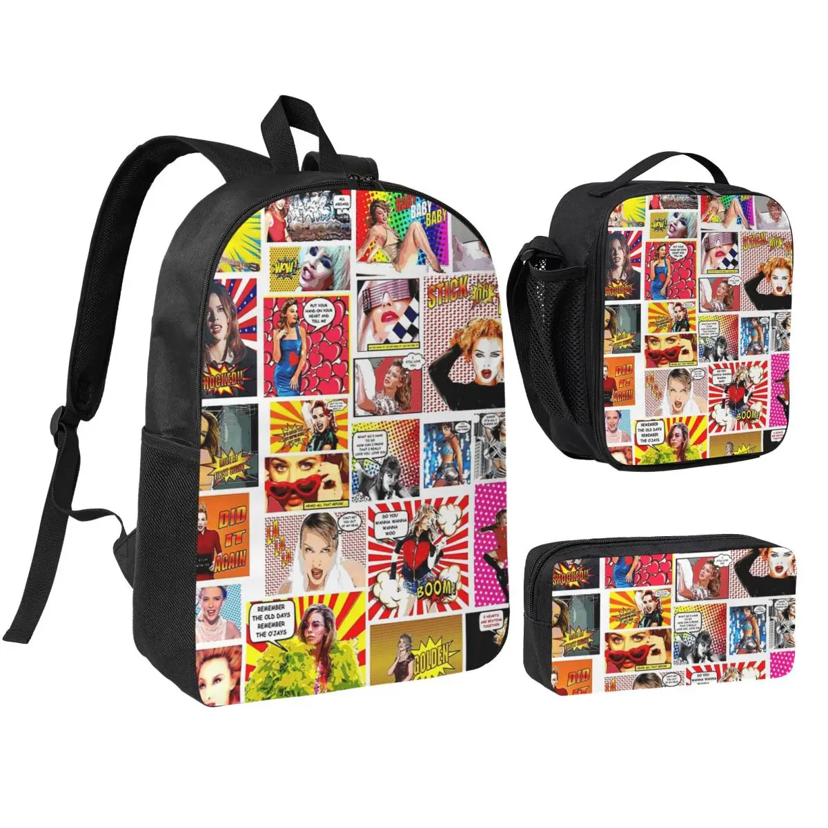 Kylie Minogue.....Even MORE POW Wow K35 Backpack BookBag School Bag Laptop Shoulder Bags 3ps Insulated Lunch Bag Pencil Case
Kylie Minogue.....Even MORE POW Wow K35 Backpack BookBag School Bag Laptop Shoulder Bags 3ps Insulated Lunch Bag Pencil Case